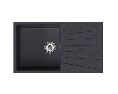 Мойка MIXLINE ML-GM20 с крылом  антрацит (343) 830*480*190мм NEW (552007)