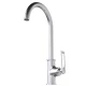 Смеситель для кухни 30k MIXLINE ML28-032 "Energy"высокий излив боковая ручка (550769)