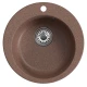Мойкa MIXLINE ML-GM13 круглая  терракотовая (307) 495мм (глуб. чаши 200) NEW (551889)