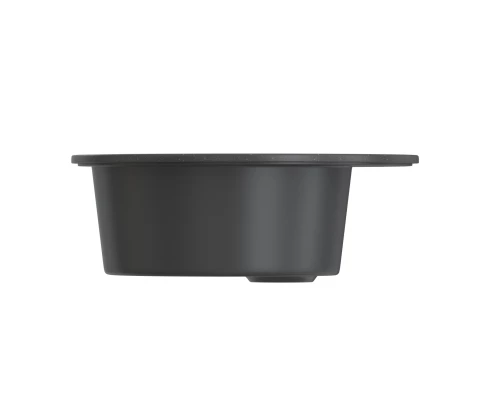 Мойкa MIXLINE ML-GMS02 СТАНДАРТ круглая, черный, 505мм (глуб. чаши 165) (551094)