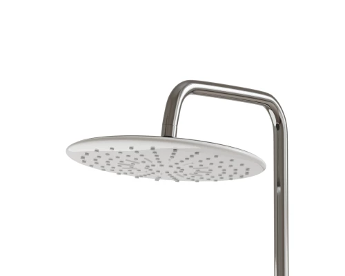 Душевая система MIXLINE ML2415 излив лейка 3 позиции + лейка "Тропический душ" хром/белый (553212)