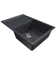 Мойка MIXLINE ML-GM19 с крылом  антрацит  (343) 750*500*200мм NEW (551989)