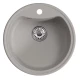 Мойкa MIXLINE ML-GM09 круглая, серая 510 мм глуб. чаши 190 (551799)