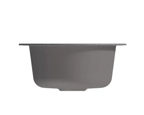 Мойкa MIXLINE ML-GM13 круглая  темно-серая (309) 495мм (глуб. чаши 200) NEW (551891)