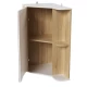 Шкаф навесной MIXLINE "КОРНЕР" универсальный, дуб, угловой
