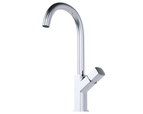 Смеситель для кухни 25k MIXLINE ML27-032 "Primo" высокий излив боковая ручка (550766)