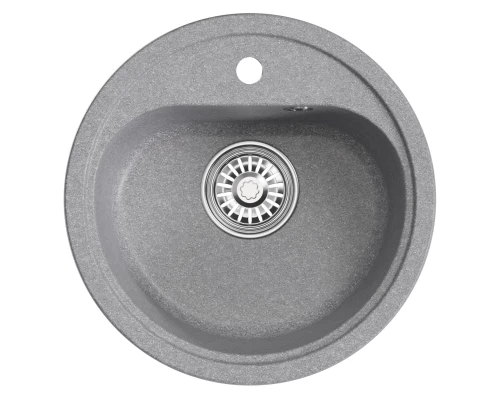 Мойкa MIXLINE ML-GM10 круглая  графит (342) 440мм (глуб. чаши 180) NEW (551815)