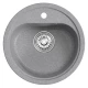 Мойкa MIXLINE ML-GM10 круглая  графит (342) 440мм (глуб. чаши 180) NEW (551815)