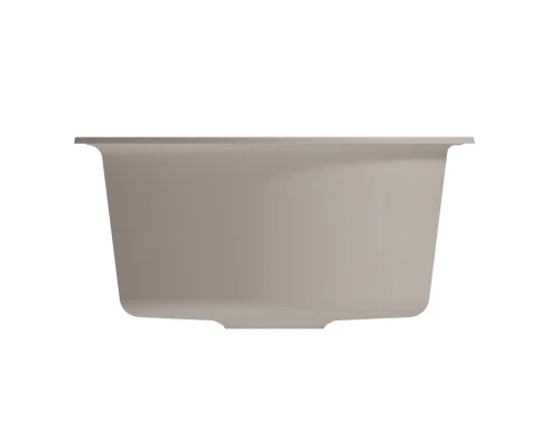 Мойкa MIXLINE ML-GM12 круглая  белая (331) 480мм (глуб. чаши 210) NEW (551837)