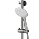 Душевая система MIXLINE ML2415 излив лейка 3 позиции + лейка "Тропический душ" хром/белый (553212)