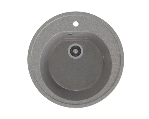Мойкa MIXLINE ML-GMS02 СТАНДАРТ круглая, темно-серый, 505мм (глуб. чаши 165) (551092)