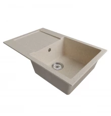 Мойка MIXLINE ML-GM31 с крылом  бежевая (328) 770*500*190мм NEW (552192)