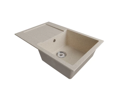 Мойка MIXLINE ML-GM31 с крылом  бежевая (328) 770*500*190мм NEW (552192)