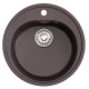 Мойкa MIXLINE ML-GM11 круглая, шоколад, 500мм (глуб. чаши 180) NEW (551830)