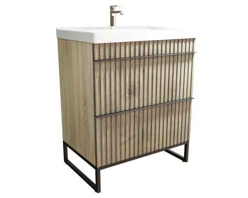 Тумба для ванной MIXLINE "Окленд -70" Дуб Мелфорд под ум. Грэйс- 70 ЛОФТ (551730)