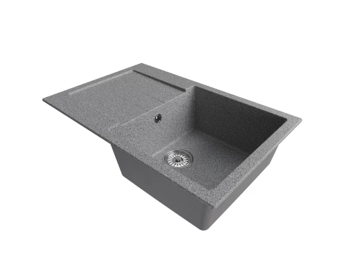 Мойка MIXLINE ML-GM31 с крылом  темно-серая (309) 770*500*190мм NEW (552190)