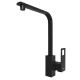 Смеситель для кухни 35k MIXLINE ML34-032 "Solo Black" высокий излив, боковая ручка (553196)