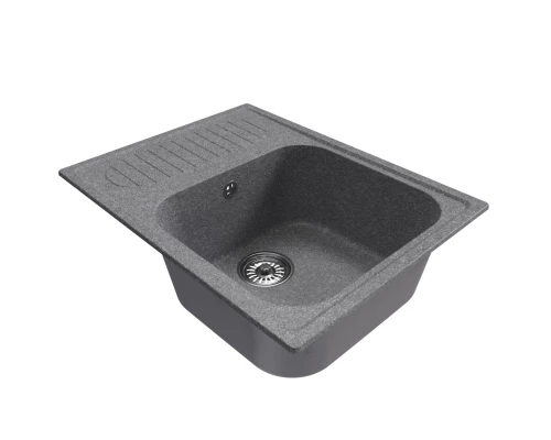 Мойка MIXLINE ML-GM18 с крылом  графит (342) 640*490*190мм NEW (551976)