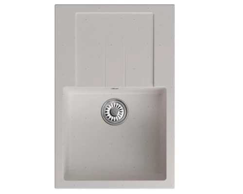 Мойка MIXLINE ML-GM31 с крылом  белая (331) 770*500*190мм NEW (552193)