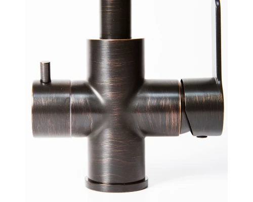 Смеситель для кухни 35k MIXLINE MLSS-03201 бронза подкл.к фильтру (543618)