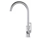 Смеситель для кухни 30k MIXLINE ML28-032 "Energy"высокий излив боковая ручка (550769)