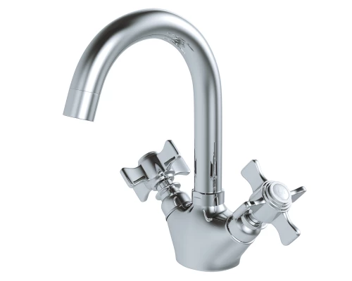 Смеситель для раковины 1/2 кер. MIXLINE ML30-042 "Classic" высокий излив (550777)