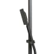Душевая система MIXLINE ML2417 излив лейка 3 позиции + лейка "Тропический душ" черный (553213)