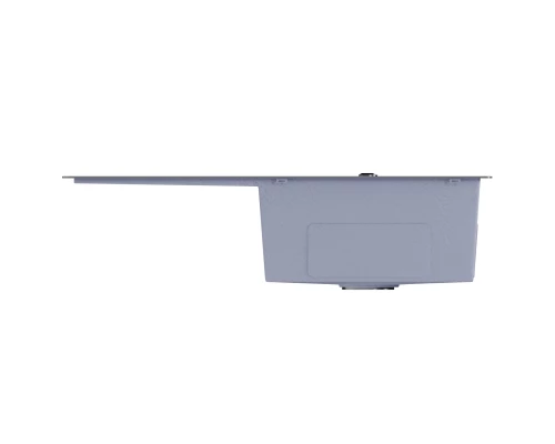 Кухонная мойка 78х50  прав. вып 3 1/2  MIXLINE PRO 20см с сифоном черный графит (552923)