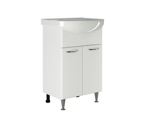 Тумба для ванной MIXLINE "СТАНДАРТ-55" под раковину Уют-55 (Rosa) (ПВХ) (554972)