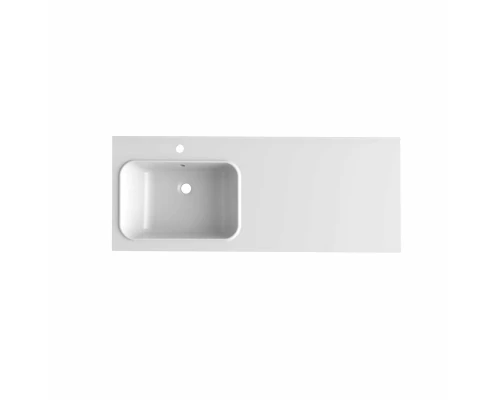 Умывальник MIXLINE "БИЛЛ-120*48" ш*г левый (выпуск, перелив, крепление, кронштейны) (553534)