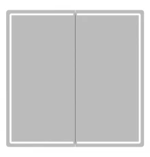 Зеркальный шкаф MIXLINE "ВЕКТОР" 800*800 (554818)