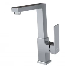 Смеситель для кухни 25k MIXLINE ML20-032 "Quadro" высокий излив боковая ручка (550737)