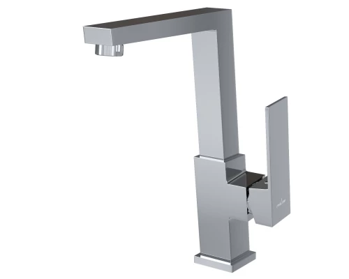 Смеситель для кухни 25k MIXLINE ML20-032 "Quadro" высокий излив боковая ручка (550737)