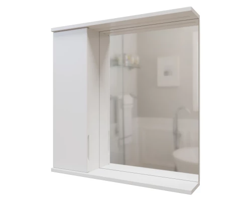 Шкаф навесной MIXLINE "Лайн-70" левый с подсветкой (700*700*146) (553015)