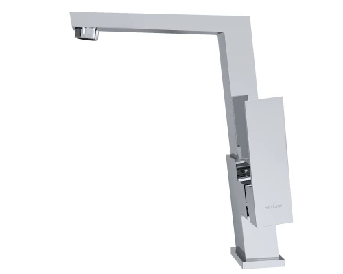 Смеситель для кухни 25k MIXLINE ML20-032 "Quadro" высокий излив боковая ручка (550737)