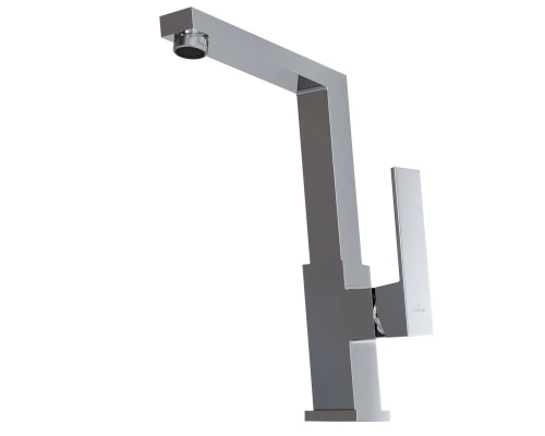 Смеситель для кухни 25k MIXLINE ML20-032 "Quadro" высокий излив боковая ручка (550737)