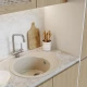 Мойка MIXLINE ML-GM17 овальная с крылом  бежевая (328) 580*470*180мм NEW (551941)