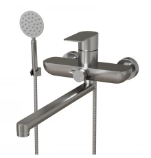 Смеситель для ванны и раковины 35k MIXLINE MLSS-021 нерж. (553237)