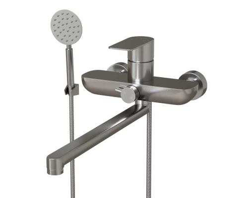 Смеситель для ванны и раковины 35k MIXLINE MLSS-021 нерж. (553237)