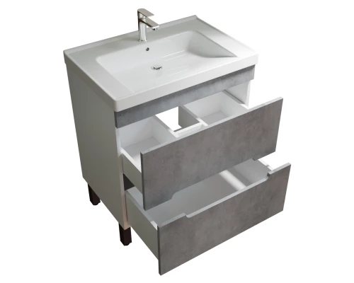 Тумба для ванной MIXLINE "Честер -70" Бетон под ум. Грэйс- 70 (551732)
