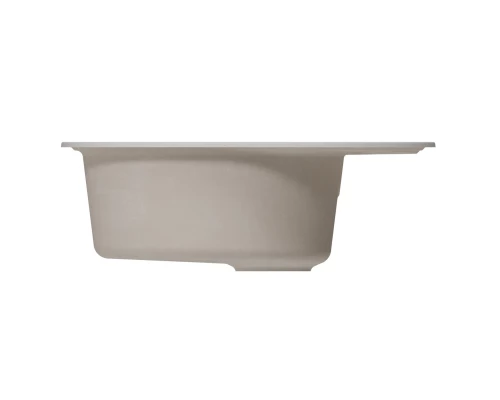 Мойка MIXLINE ML-GM17 овальная с крылом  белая (331) 580*470*180мм NEW (551942)