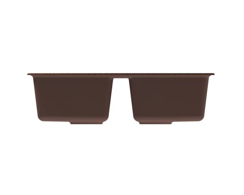 Мойка MIXLINE ML-GM23 двухчашевая  терракотовая (307) 770*500*190мм NEW (552036)