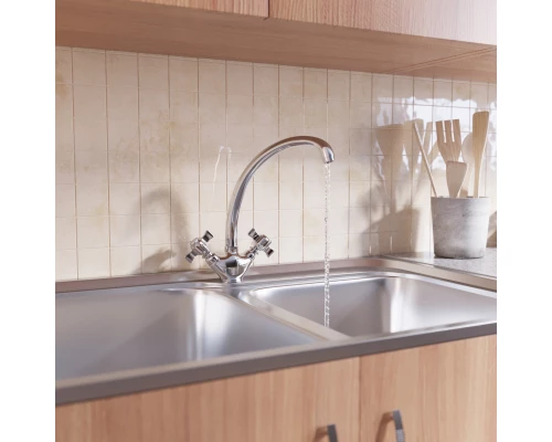 Смеситель для кухни 1/2 кер. MIXLINE ML30-031 "Classic" низкий излив (550778)