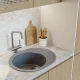 Мойка MIXLINE ML-GM17 овальная с крылом  графит (342) 580*470*180мм NEW (551944)