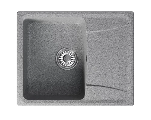 Мойка MIXLINE ML-GM26 С КРЫЛОМ, ТЕМНО-СЕРАЯ (309), 580*470*190ММ (552078)