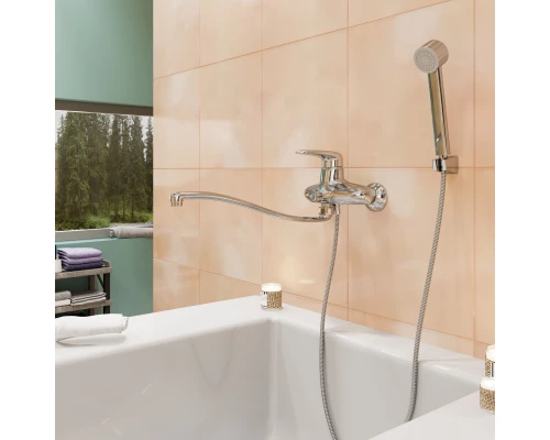 Смеситель для ванны и умывальника MIXLINE ML08-02 (522148)