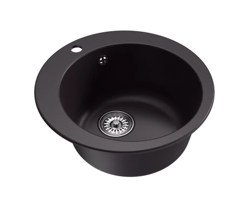 Мойкa MIXLINE ML-GM13 круглая  шоколад (345) 495мм (глуб. чаши 200) NEW (551899)