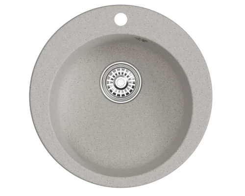 Мойкa MIXLINE ML-GM13 круглая  серая (310) 495мм (глуб. чаши 200) NEW (551892)