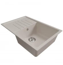 Мойка MIXLINE ML-GM19 с крылом  белая (331) 750*500*200мм NEW (551986)