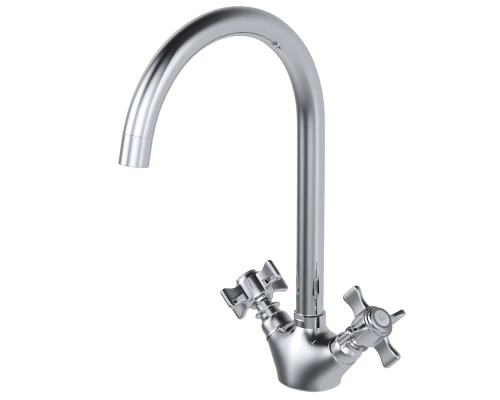 Смеситель для кухни 1/2 кер. MIXLINE ML30-032 "Classic" высокий излив (550780)